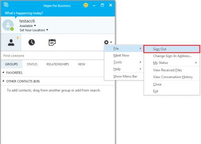 skype for business log in.